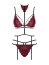 Set Lenjerie Intima Sugestina Obsessive - Rosu