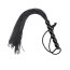 Bici mini Ohmama Fetish Ribbed Silicone Handle Flogger, 22 cm