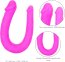 Dildo Dublu Double Dong AC/DC Dong, Silicon - Roz satinat, 31 cm