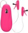 Vibratoare Incalzite Cleme Sfarcuri CalExotics Novelties Nipple Play Vibrating Heated Nipple Teasers - Roz