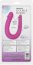 Dildo Dublu Double Dong AC/DC Dong, Silicon - Roz satinat, 31 cm