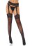 Dres Satin Touch Garterbelt - Negru
