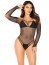 Body cu strasuri Leg Avenue, Falling 4 U Rhinestone Bodysuit, S-L#
