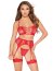 Set Lenferie Intima Mood Swing  Leg Avenue - Rosu
