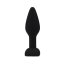 Dop anal din silicon Loving Joy, Negru, Medium