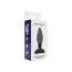 Dop anal din silicon Loving Joy, Negru, Medium