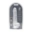 Dildo Loving Joy, cu testicule, Transparent, 20 cm