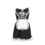 Costum de servitoare franceza, S-Line by Shots - negru