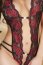 Body Dantela si Broderie Chilirose CR 3635 -Rosu - culoare si material