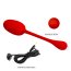 Ou Vibrator Pretty Love, Super Soft, 12 moduri Vibratii - Rosu