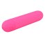 Mini vibrator bullet Stefan Pretty Love Roz Fucsia - detaliu cap rotunjit ABS