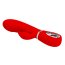 Vibrator Rabbit Prescot, Pretty Love, Super Soft, 7 moduri Vibratii - Rosu
