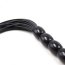 Bici mini Ohmama Fetish Ribbed Silicone Handle Flogger, 22 cm