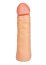 Extensie Prelungitor Penis Gladiator, Cyberskin, Realist Natur - 17,5cm - dimensiuni complete