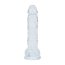 Dildo realist RealRock 12.7 cm transparent