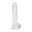 Dildo realist RealRock 12.7 cm transparent