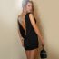 Rochie sexy Chilirose CR-3216 neagra