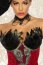 Burlesque Corset Catifea#