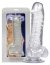 Dildo Transparent You2Toys "Crystal Clear" 18 cm