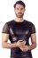 Tricou mulat Barbati NEK- model motociclisti, wetlook negru