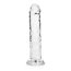 Dildo Realistic REALROCK Suction Cup - 16 cm, Transparent_2