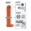 Prelungitor Penis cu Inel Pipedream »Fantasy X-Tensions 1« 17,7 cm - culoare si material
