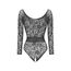 Body dantela Dinora, Beauty Night Fashion - Negru