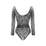 Body dantela Dinora, Beauty Night Fashion - Negru