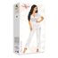 Set Pijama Beauty Night Fashion Missy - satin alb