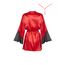 Set Peignoir Beauty Night Fashion Sara - Rosu