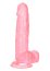 Dildo Queen Size Dong 6 inch Pink - vedere frontala