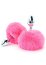 Enchanting Bunnytail Buttplug Pink - vedere frontala
