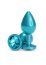 Dildo Anal Iridescent Plug Medium Green - vedere frontala