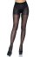 Leg Avenue Sheer Open Butt Pantyhose Black - vedere frontala