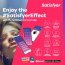 Vibrator Satisfyer Ribbed Petal Rose Connect App