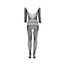 Bodystocking Beauty Night Fashion, Lucelia -  Negru