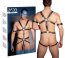 Body Piele Barbati ZADO Harness Bondage S-M - dimensiuni complete