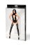 Body cu Lanturi si Portjartier Saresia Wetlook - Negru - culoare si material