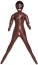 Papusa Gonflabila You2Toys »African Queen« 155 cm - Negru - vedere laterala