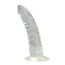 Dildo Realistic Transparent 18 cm - dimensiuni complete