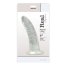 Dildo Realistic Transparent 18 cm - vedere frontala