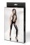 Salopeta Latex Look Overall Saresia - Negru - detaliu finisaj