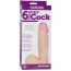 White 6" UR3 Cock Vac U Lock Penis Dildo
