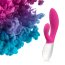 Vibrator Rabbit LELO Ina Wave Cerise - dimensiuni complete