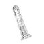 Dildo ToyJoy Clear Dong TPE 19 cm Transparent - vedere spate