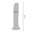 Dildo ToyJoy Clear Dong TPE 19 cm Transparent - imagine suplimentara 2