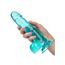 Dildo CalExotics Queen Size Dong 6 inch Albastru - dimensiuni si specificatii