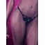 Chilot Crotchless CalExotics Crotchless Thong Negru - detalii produs