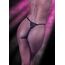Chilot Crotchless CalExotics Crotchless Thong Negru - vedere spate