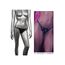 Chilot Crotchless CalExotics Crotchless Thong Negru - unghi lateral